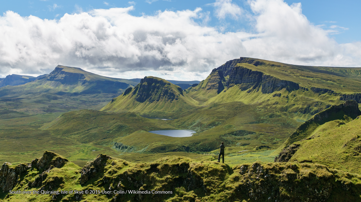 South over the Quiraing, Isle of Skye