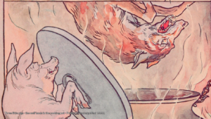 Three little pigs - the wolf lands in the cooking pot - Project Gutenberg eText 15661