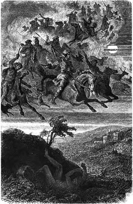 Friedrich Wilhelm Heine, 'Wodan's Wild Hunt' (1882)