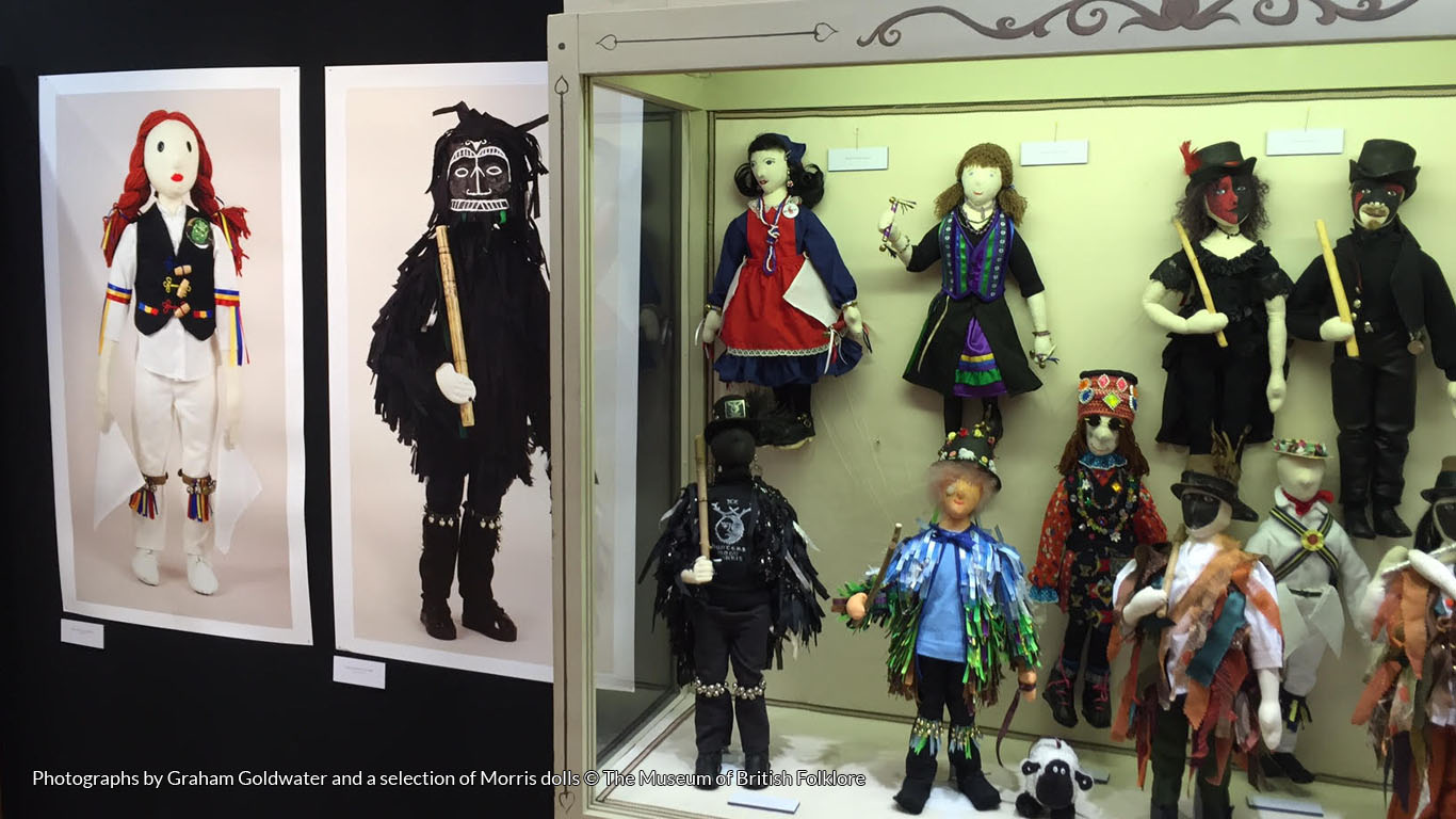 Photographs by Graham Goldwater and a selection of Morris dolls © Museum of British Folklore