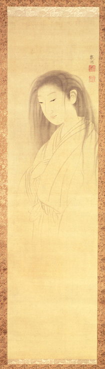 The Ghost of Oyuki, Maruyama Ōkyo. Several centuries old. Public domain.