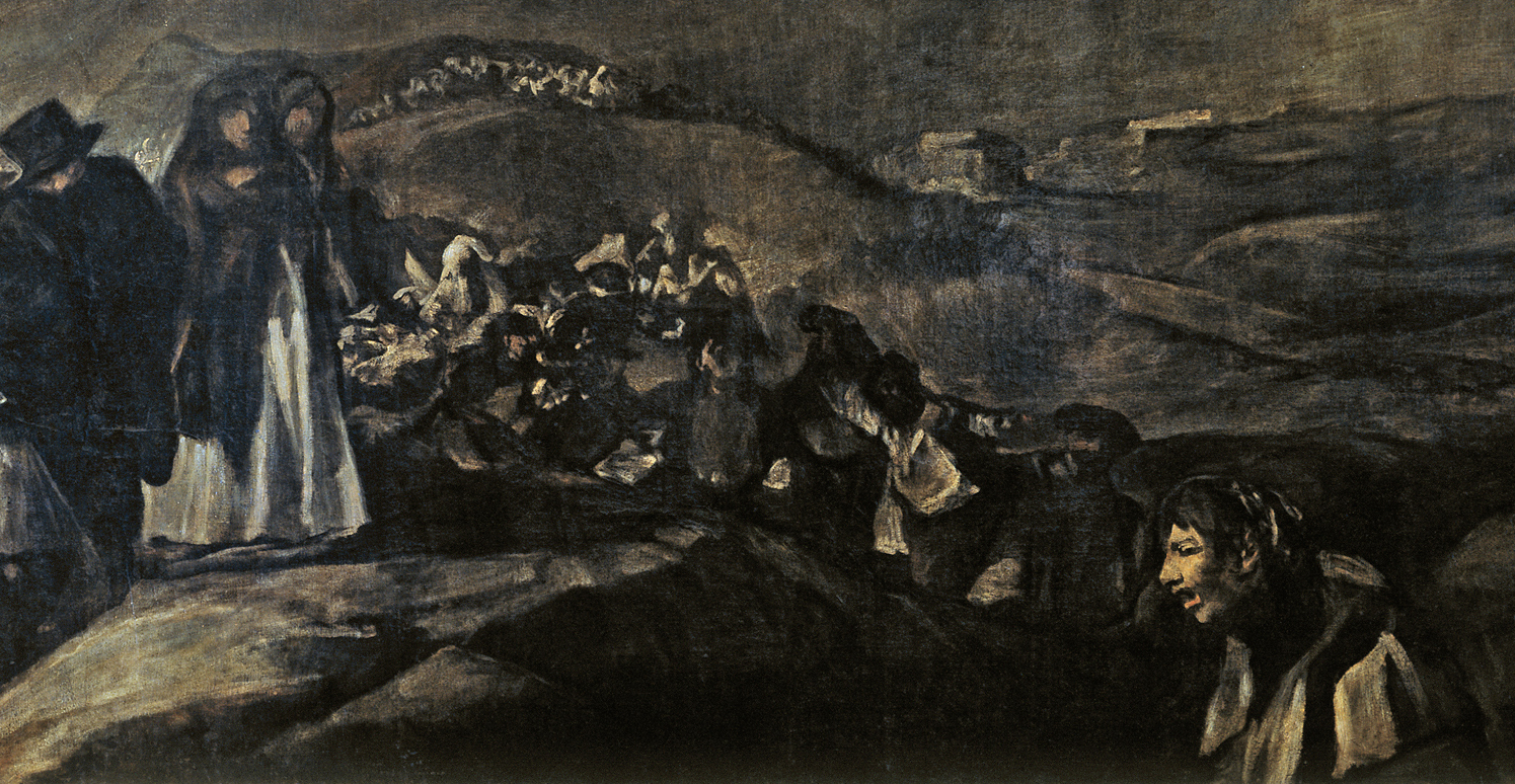The Holy Company (Detail of La romeria de San Isidro, by Goya)
