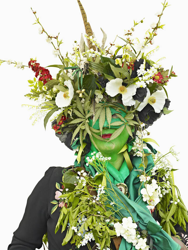 Jane Wildgoose, Jack In The Green, Hastings 2009, photograph ©Henry Bourne.