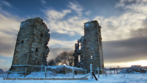 The remains of Dobb Park Lodge, site of one of the more well known talking Black Dog legends © T J Blackwell https://commons.wikimedia.org/wiki/File:Dob_Park_Lodge.jpg