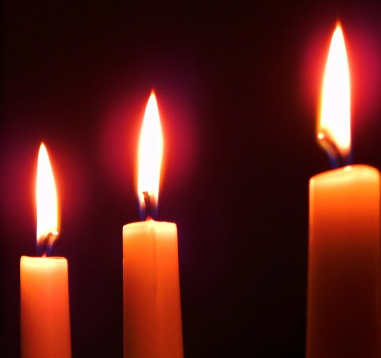 Three lit candles are bad luck https://pixabay.com/en/candles-flames-darkness-three-17903/