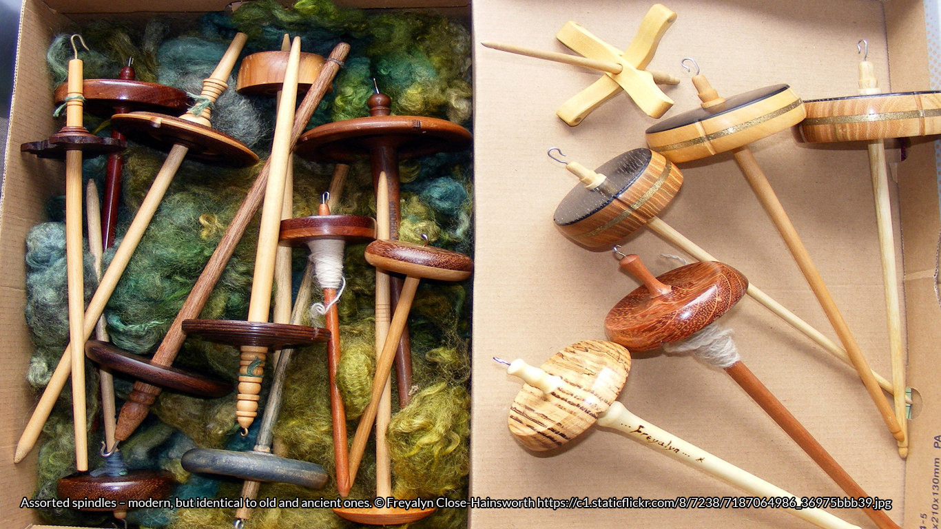 Spinning a Tale: Spinning and Weaving in Myths and Legends