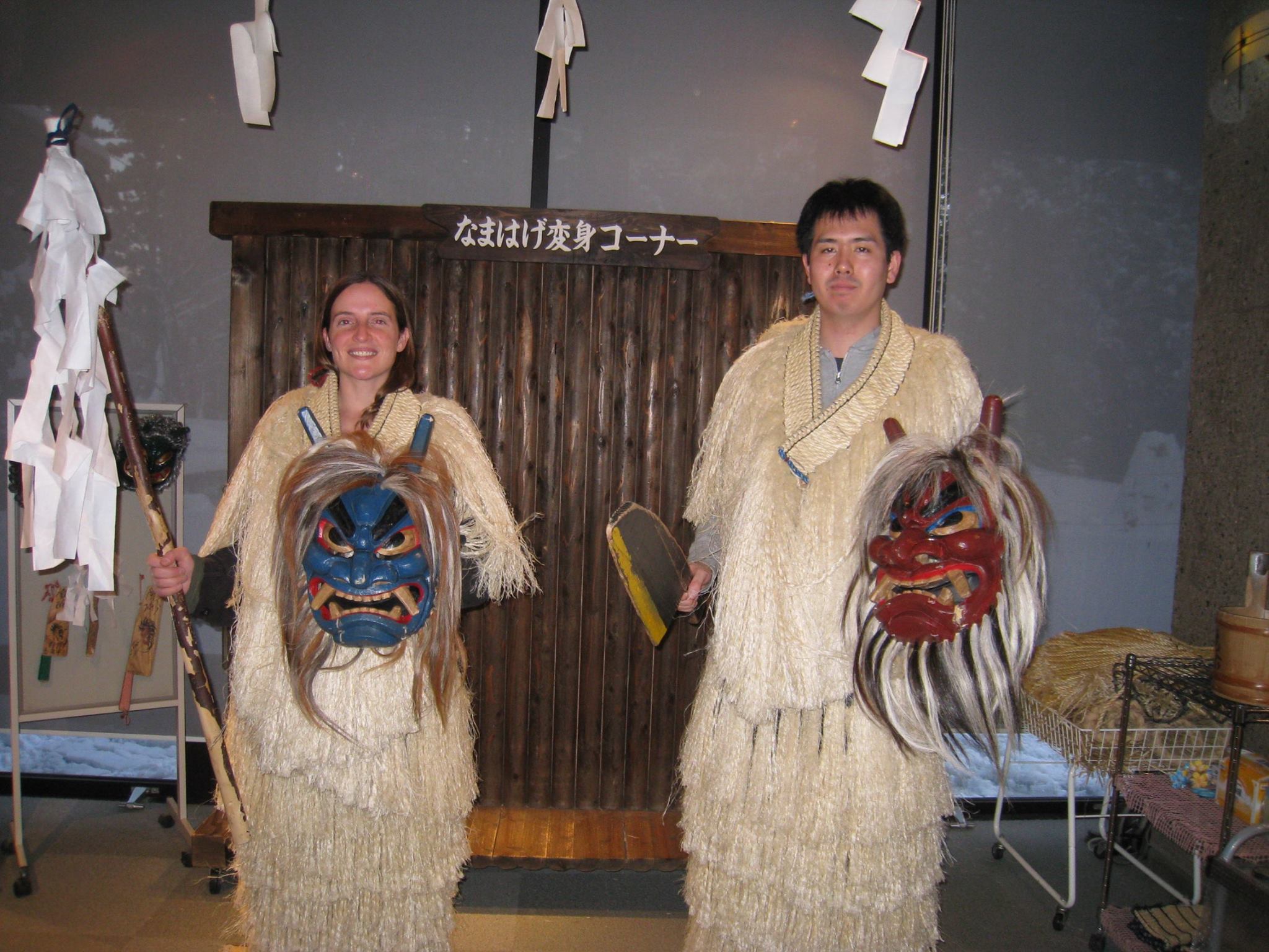 Hikaru and Chris in costume