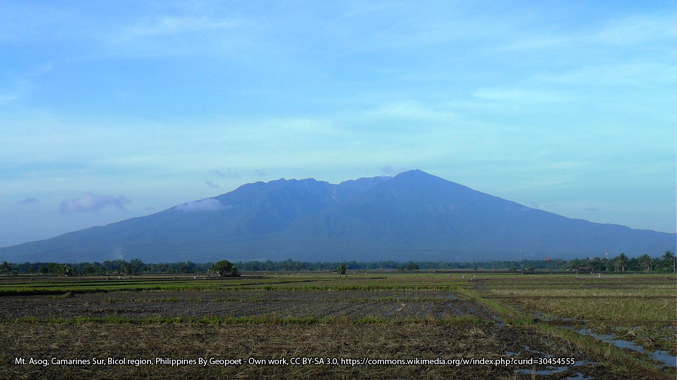 Mt. Asog, Camarines Sur, Bicol region, Philippines By Geopoet - Own work, CC BY-SA 3.0, https://commons.wikimedia.org/w/index.php?curid=30454555