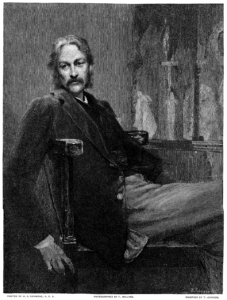 Andrew Lang, editor of the coloured fairy book series, journalist and anthropological folklorist. By T. Johnson – https://upload.wikimedia.org/wikipedia/commons/6/66/Century_Mag_Andrew_Lang_engraving.png
