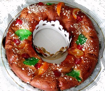 Tortell de reis, a Catalan pastry. By Perique des Palottes - Own work, Public Domain, https://commons.wikimedia.org/w/index.php?curid=15915417