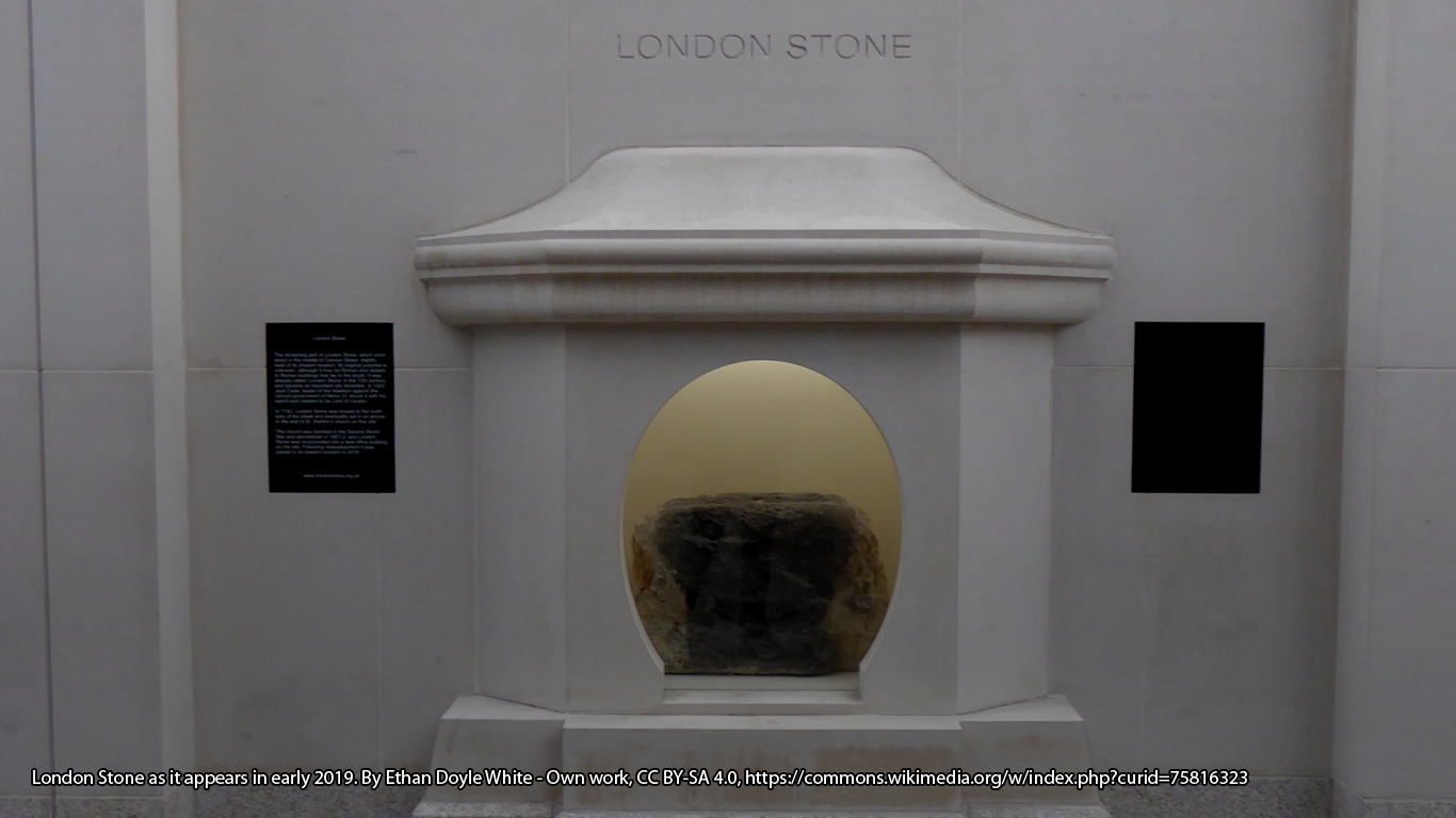 London Stone as it appears in early 2019