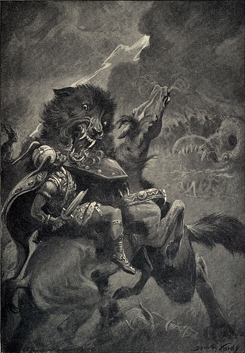 Odin and Fenris