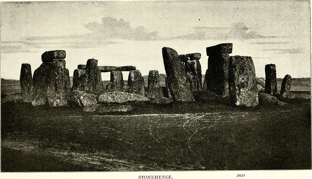1887 photograph of Stonehenge. By Paul Carus , Internet Archive Book Images. 
