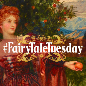 Fairy Tale Tuesday logo-goddess with tree.
